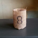 Numbered Burlap Votive Candle Holders