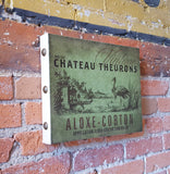 Vintage Chateau Theurons Wrapped Canvas