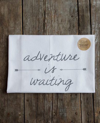 Adventure Is Waiting Tea Towel