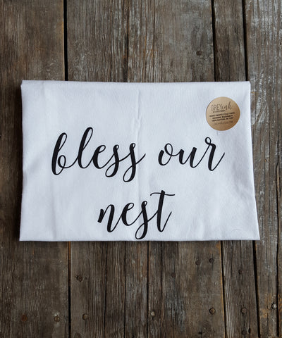 Bless Our Nest Tea Towel