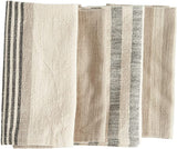 Woven Striped Napkin Set of Four