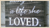she designed a life she loved wall decor