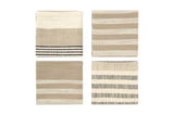 Woven Striped Napkin Set of Four