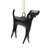 Reclaimed metal dog ornament