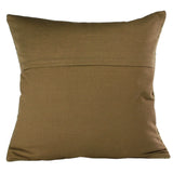 back of white and slate signal flag pillow